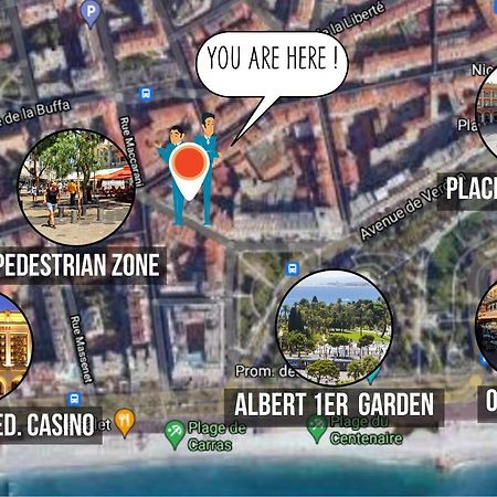 Nestor&Jeeves - Cactus Riviera - Hyper Center - Very Close Sea And Place Massena Nice Exterior photo